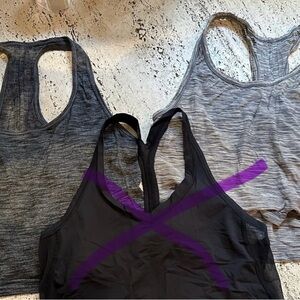 2 Lululemon Crop Racerback Tops